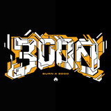 BURN X 3000 COLLAB Heavyweight Hoodie - Size XXL Only