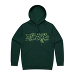 BURN x SAGE Heavyweight Hoodie - Pine Green - Size L Only