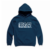 BURN MADE - Navy Heavyweight Hoodie - Size M & L Only