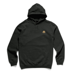 EMBROIDERED LOGO - Black Heavyweight Hoodie - Size XL & XXL Only