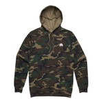 EMBROIDERED LOGO - Camo Heavyweight Hoodie - Size XL Only
