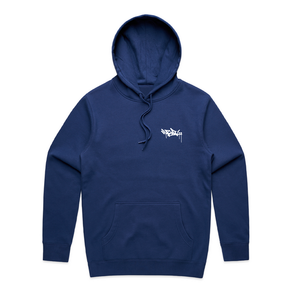 EMBROIDERED TAG - Royal Heavyweight Hoodie - Size M & XL Only