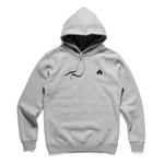EMBROIDERED LOGO - Grey Marle Heavyweight Hoodie